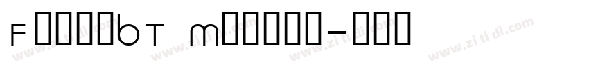 FolioBT Medium字体转换
